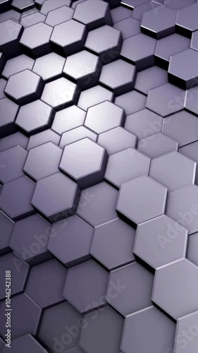 abstract background with hexagons