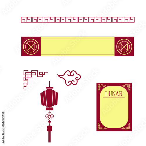snake year chinese new year poster banner vector illustration