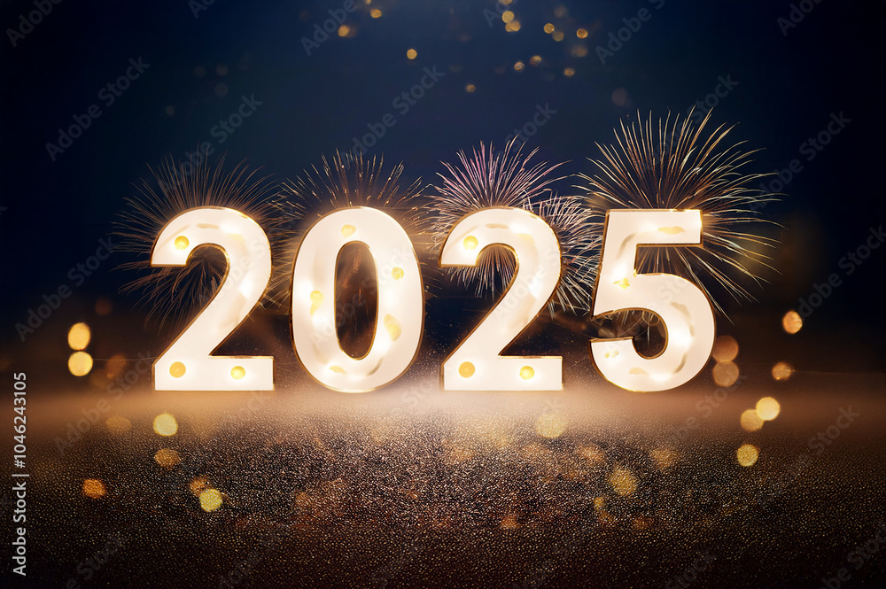 2025 Jahreswechsel , Jahr begrüßen