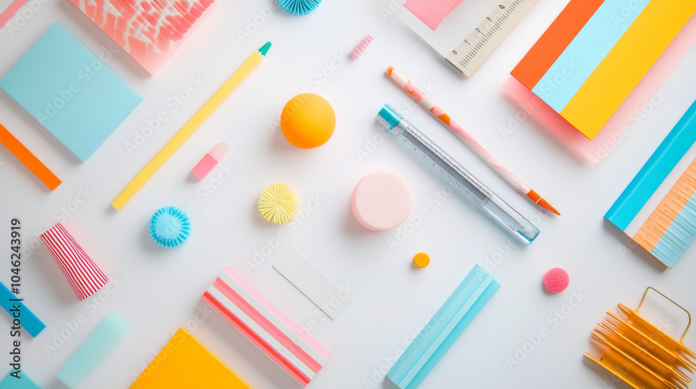 Creative DIY craft photography, isolated on white background, sharp and bright, studio setting Creative DIY craft photography, isolated on white background, sharp and bright, studio setting