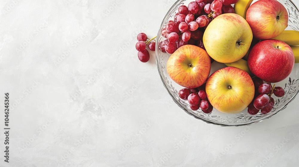 Fresh Fruit Selection in a Decorative Bowl Fresh Fruit Selection in a Decorative Bowl