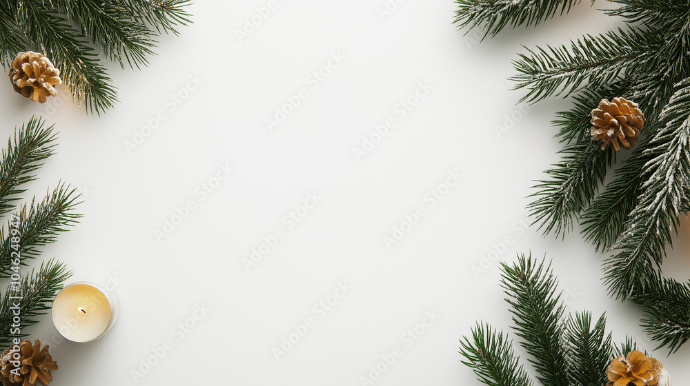 Minimalist style white blank paper postcard mockup. AI generation. Minimalist style white blank paper postcard mockup. AI generation.