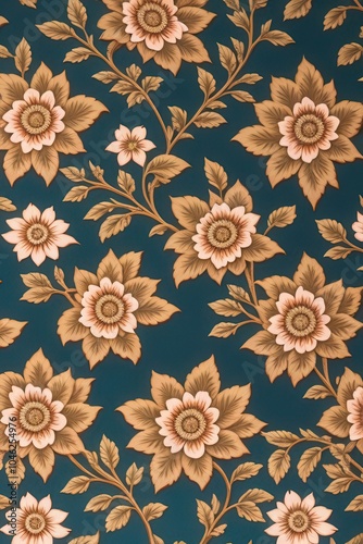 flowers pattern wallpaper