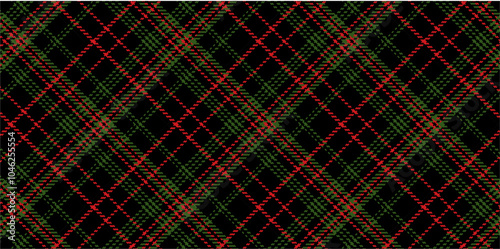 Vector checkered pattern. Tartan, textured seamless twill for flannel shirts, duvet covers, other autumn winter textile mills. Vector Format