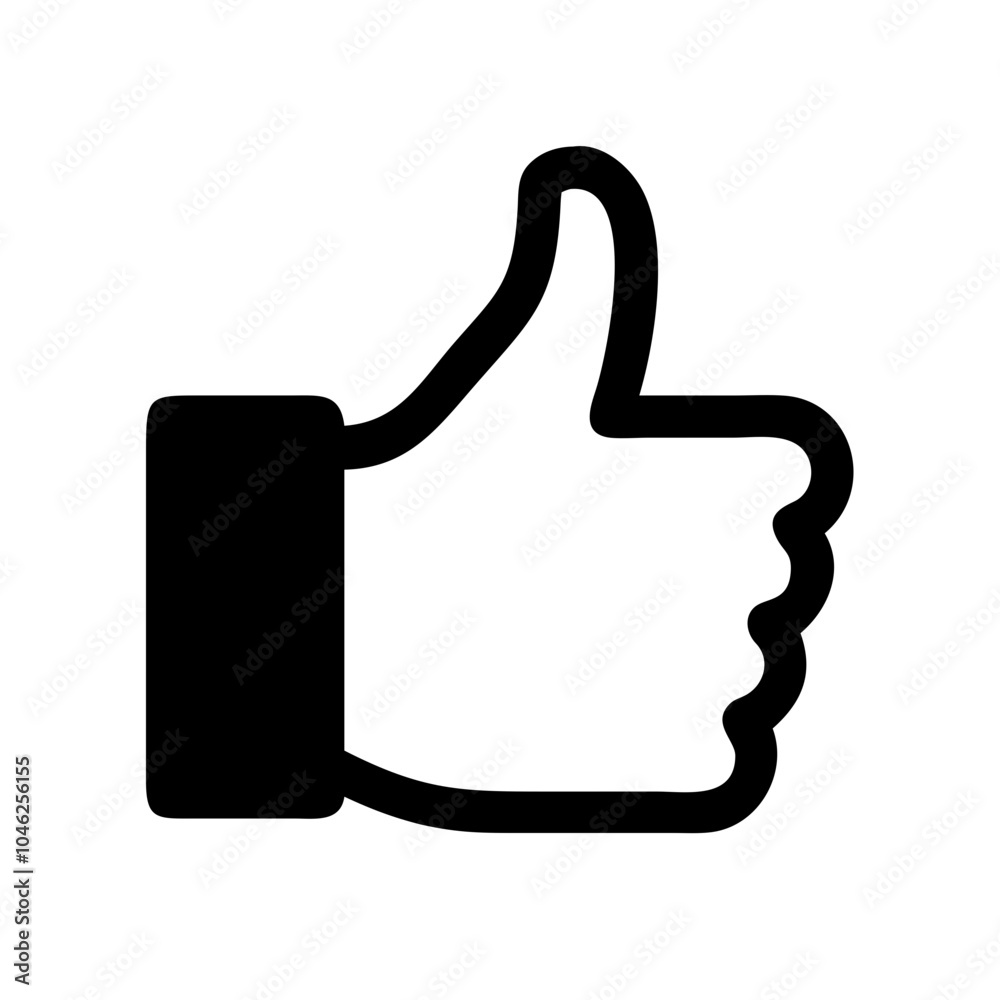 Thumb up icon vector
Thumb up icon vector