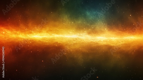 Wallpaper Mural A vibrant cosmic scene depicting swirling colors and celestial elements in space. Torontodigital.ca