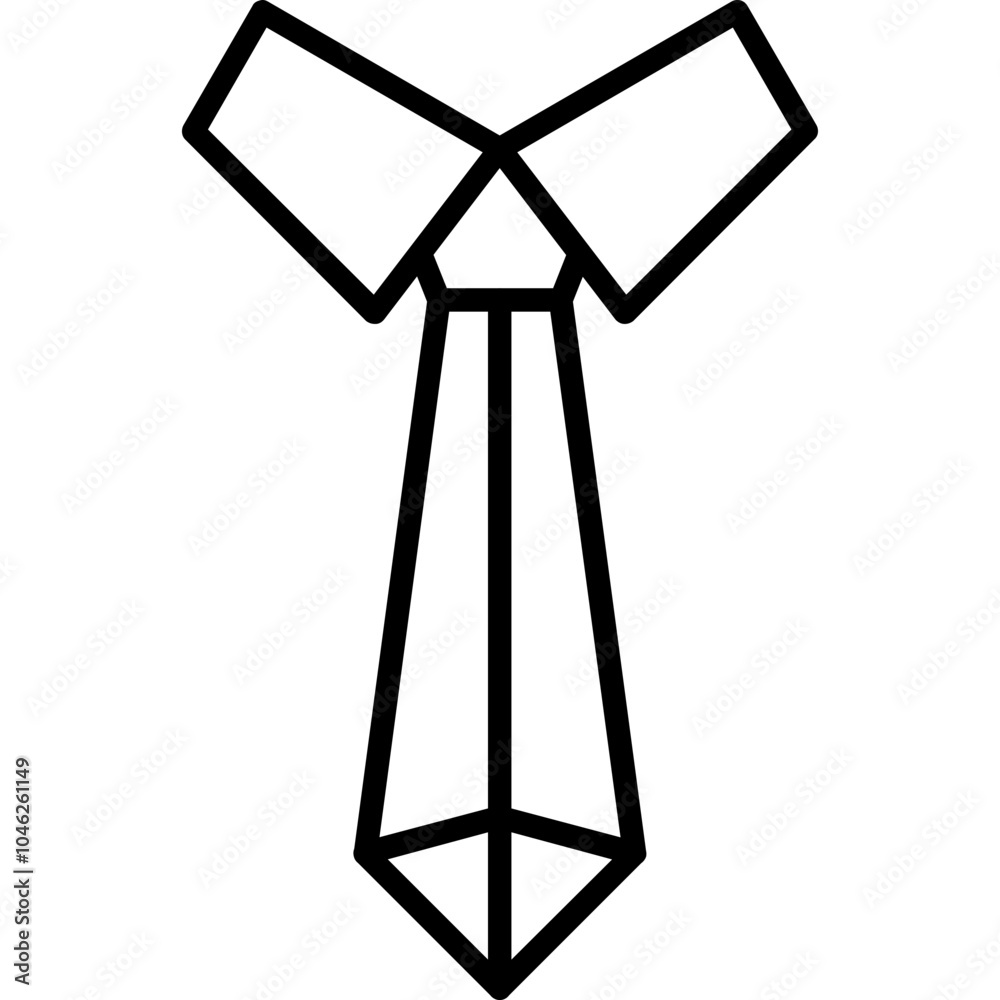 Naklejka premium Tie Icon