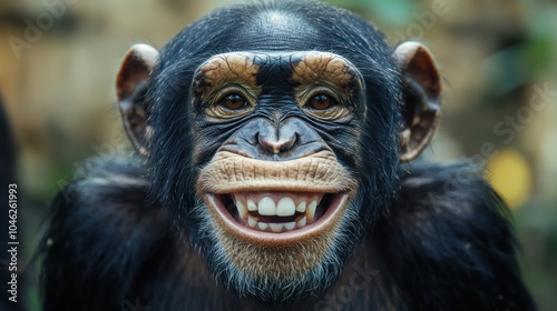 Smiling Chimpanzee