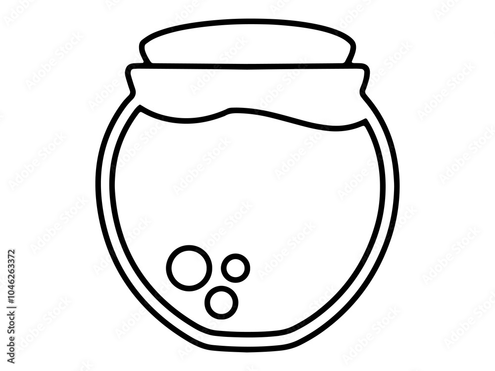 Magicial Halloween Potion Bottle Illustration Magicial Halloween Potion Bottle Illustration