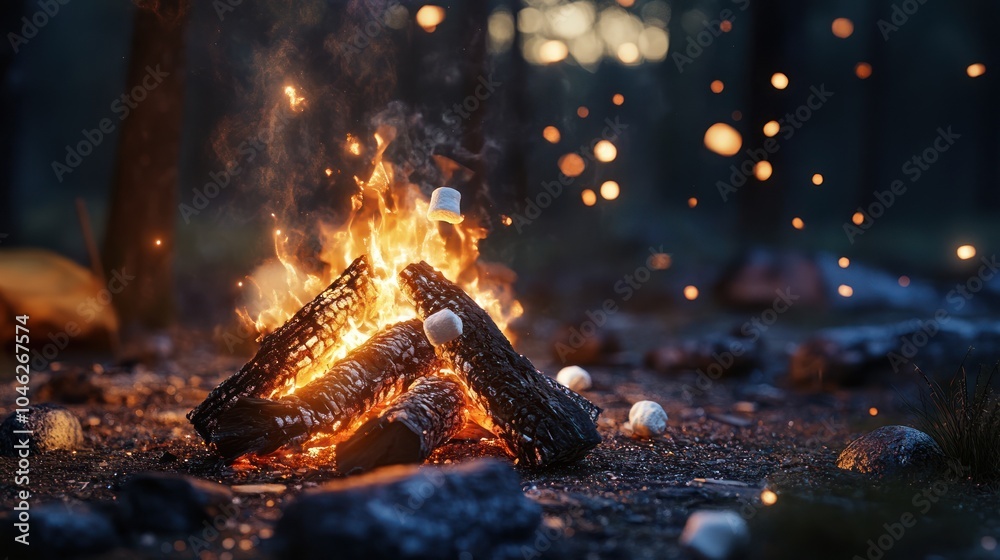 Campfire in the Forest Campfire in the Forest