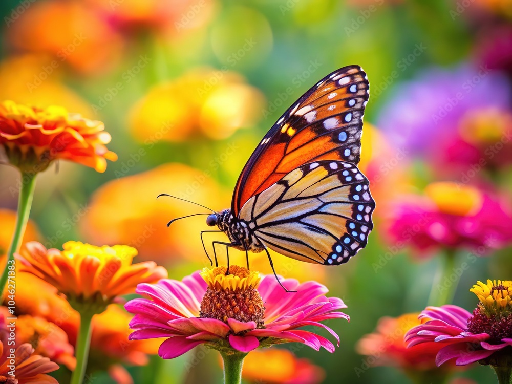 A stunning butterfly rests on bright flower petals, highlighting nature’s fragile beauty in a peaceful garden, where vibrant colors blend effortlessly in serenity. A stunning butterfly rests on bright flower petals, highlighting nature’s fragile beauty in a peaceful garden, where vibrant colors blend effortlessly in serenity.