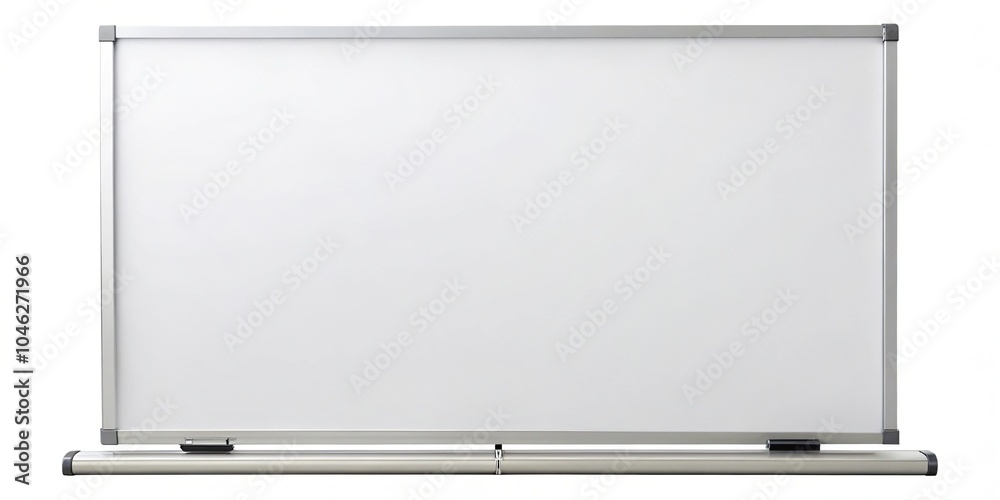 Interactive whiteboard with a white background
