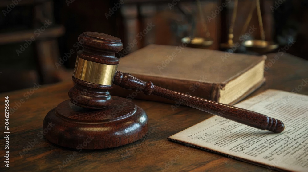 Gavel and Law Books Gavel and Law Books