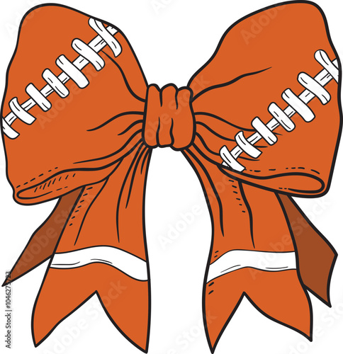 Coquette Bow American Football