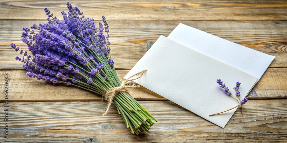 Charming white greeting card mockup set on a wooden desk, adorned with dried lavender blooms—ideal for presenting customizable templates in a peaceful and stylish environment. Charming white greeting card mockup set on a wooden desk, adorned with dried lavender blooms—ideal for presenting customizable templates in a peaceful and stylish environment.