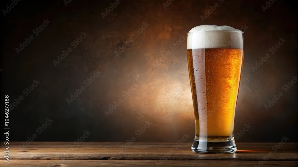 Frothy beer in a pint glass , alcohol, brew, beverage, cold, refreshing, foam, bubbles, drink, pub, bar, cheers, suds Frothy beer in a pint glass , alcohol, brew, beverage, cold, refreshing, foam, bubbles, drink, pub, bar, cheers, suds