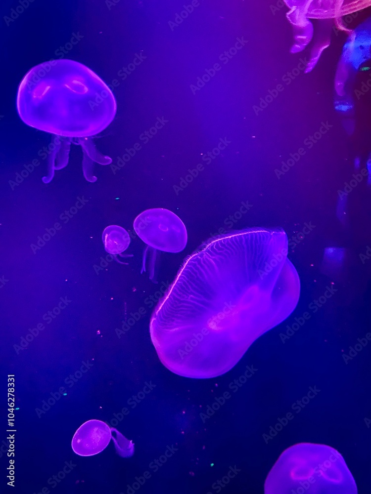 jelly fish in the water jelly fish in the water