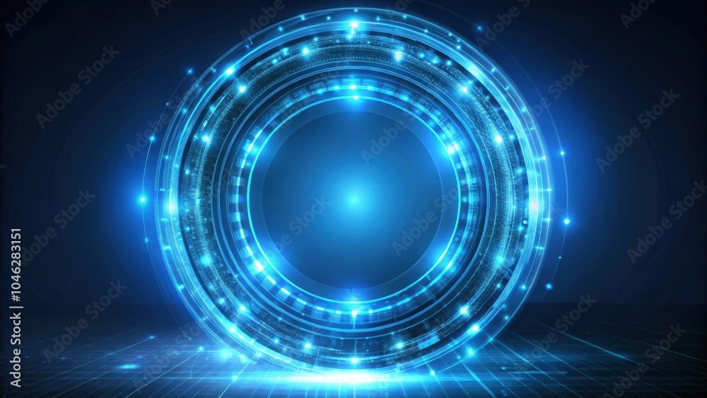 Blue circle holographic futuristic design with background, blue, circle, holographic, futuristic, design,background Blue circle holographic futuristic design with background, blue, circle, holographic, futuristic, design,background