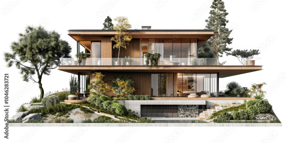 The Modern Villa View with Garden The Modern Villa View with Garden