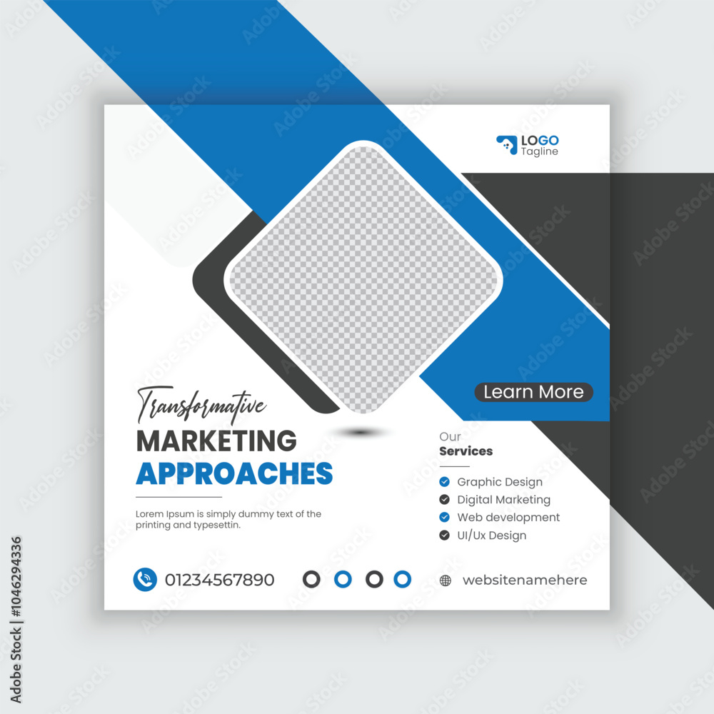 Digital and creative web social media template. Digital and creative web social media template.