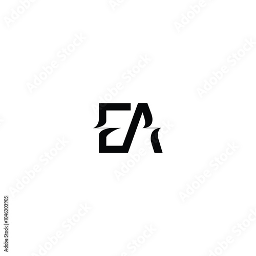 Free Download EA monogram logo design letter text name symbol monochrome logotype alphabet character simple logo - GFXLoad