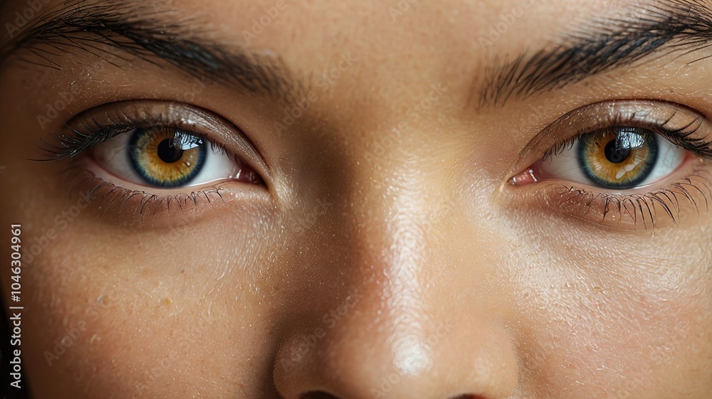 Fototapeta premium Women eye, macro photo of beautiful women eyes.