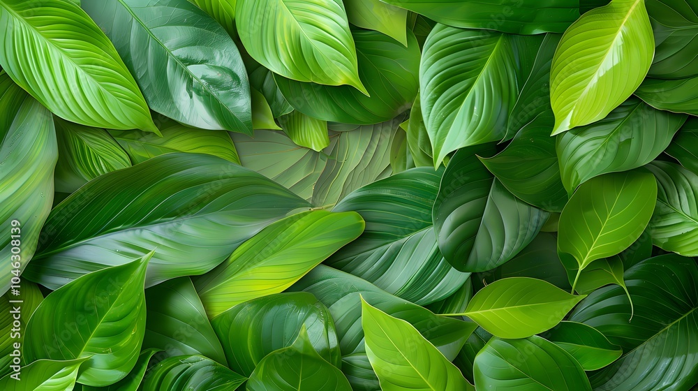 Lush green leaves background for nature lovers Lush green leaves background for nature lovers
