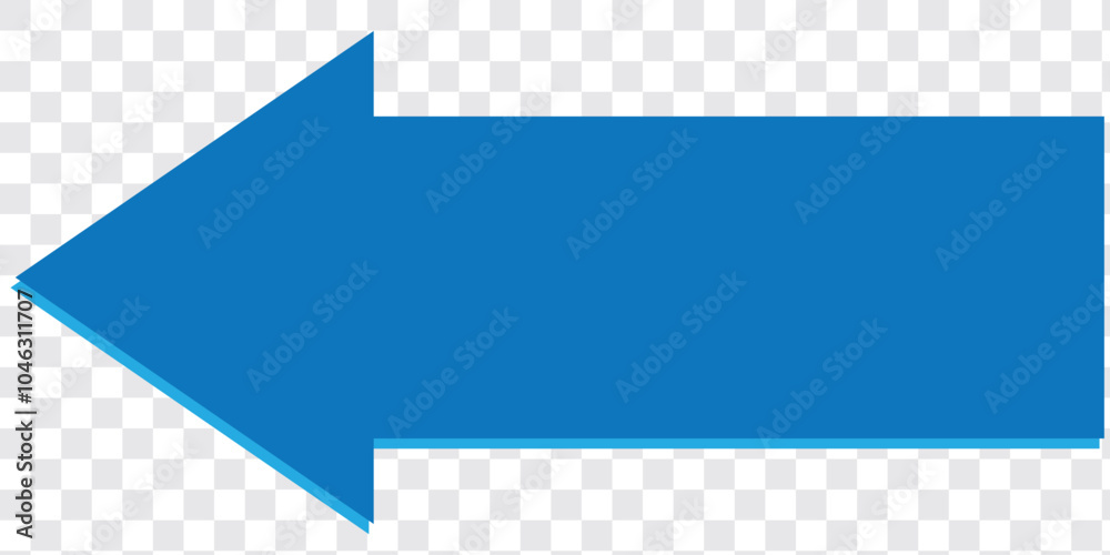 Straight long right vector arrow icon. Blue large backwards or left pointing solid long arrow icon. Straight long right vector arrow icon. Blue large backwards or left pointing solid long arrow icon.
