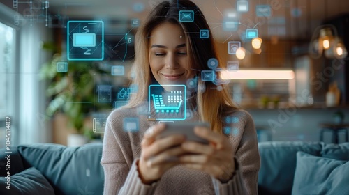 A Customer Embracing Instant AI Support for a Seamless Experience