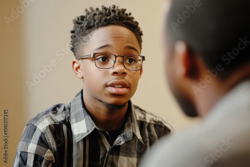 Juvenile Offender Talking to Curator: A Meeting with Interventions