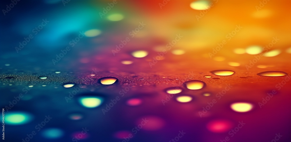 water drops on a glass water drops on a glass