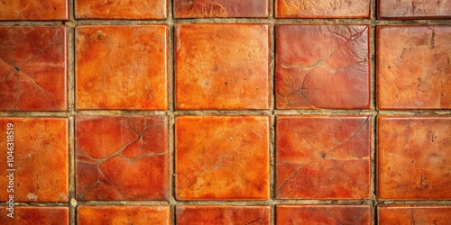 Red terracotta floor tile texture background with rustic appearance, terracotta, floor, tile, texture, red, background photo