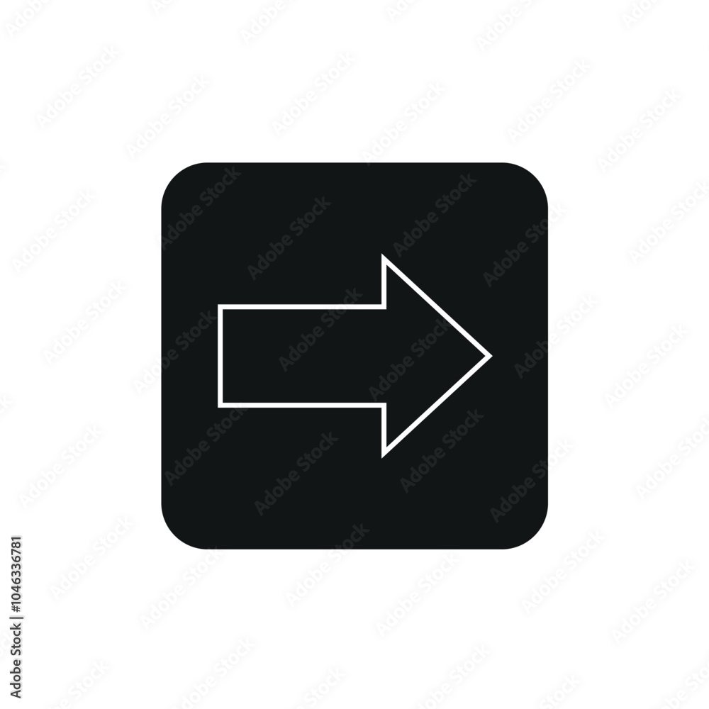 Arrow icon white background isolated image Arrow icon white background isolated image