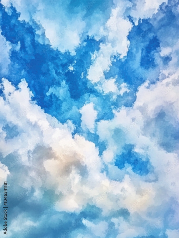 Airplane flying through clouds Airplane flying through clouds