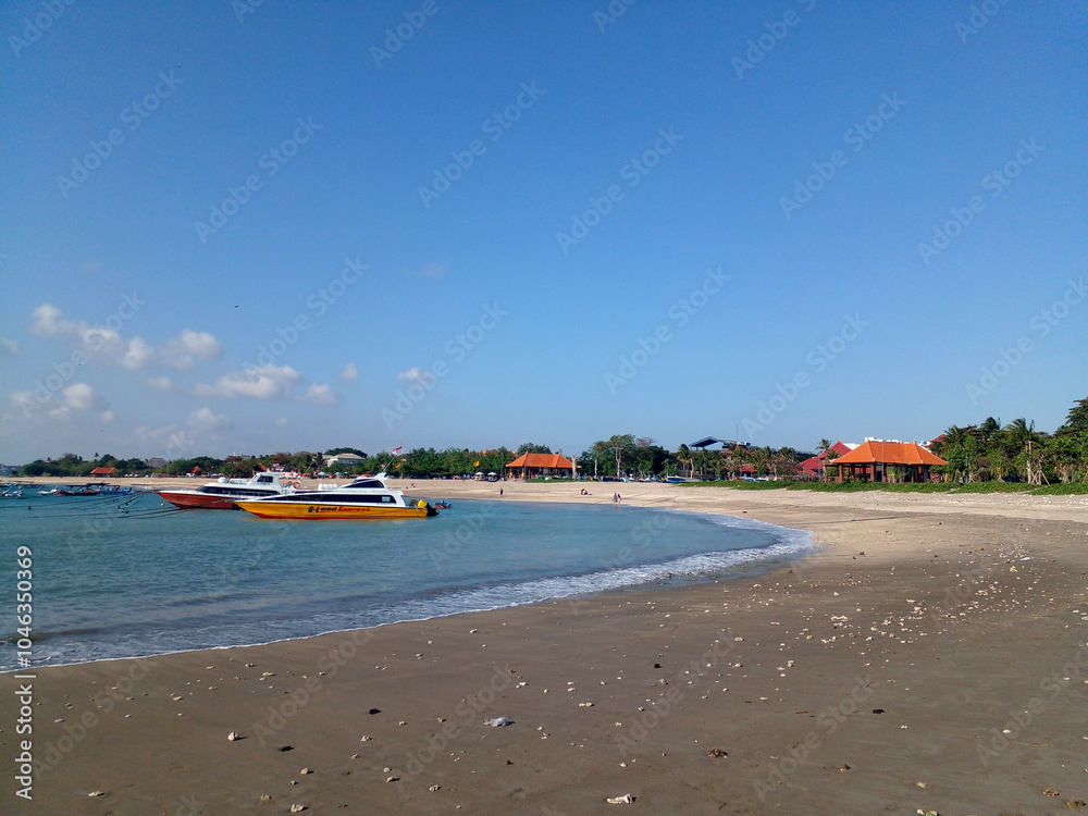 Obraz premium boat on the beach