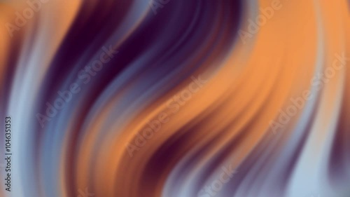 Dark purple, orange, and blue blurred abstract curves gradient background. Perfect for backgrounds, banners, digital designs, packaging, and artistic projects with vibrant colors in Halloween or fall 