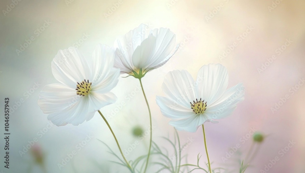 Delicate White Cosmos Delicate White Cosmos