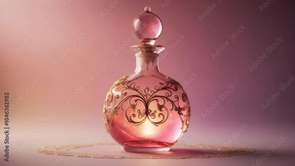Magical Love Potion Bottle Concept for Love, Dating, and Romance Magical Love Potion Bottle Concept for Love, Dating, and Romance
