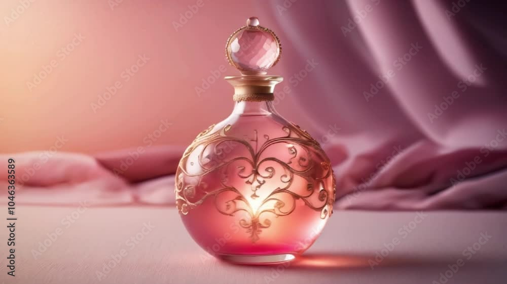 Magical Love Potion Bottle Concept for Love, Dating, and Romance Magical Love Potion Bottle Concept for Love, Dating, and Romance