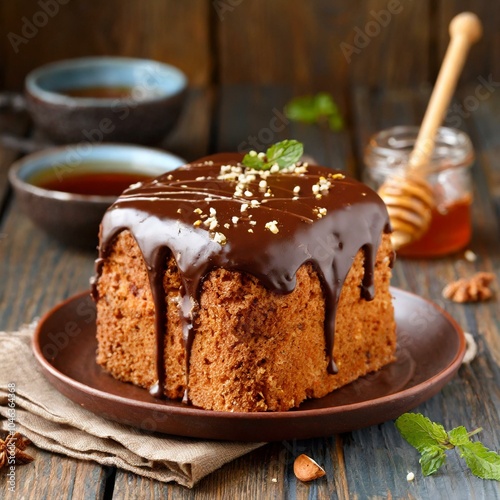 chocolate cake with chocolate