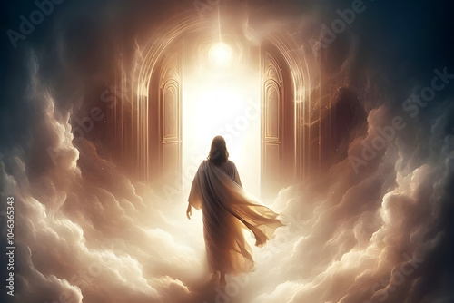 Resurrection of Jesus and rises to heaven