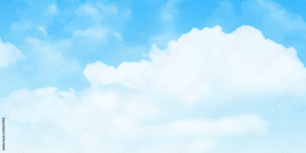 Cloud and Blue Sky. Cloud and Blue Sky.