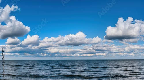 Azure Horizon: Sky Meets Sea in High-Definition