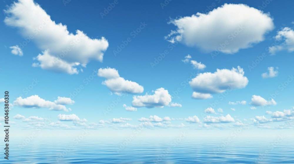 Azure Horizon: Sky Meets Sea in High-Definition Azure Horizon: Sky Meets Sea in High-Definition
