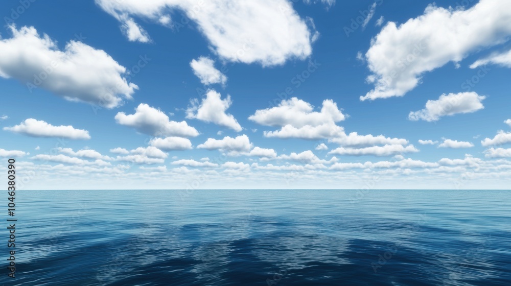 Azure Horizon: Sky Meets Sea in High-Definition Azure Horizon: Sky Meets Sea in High-Definition