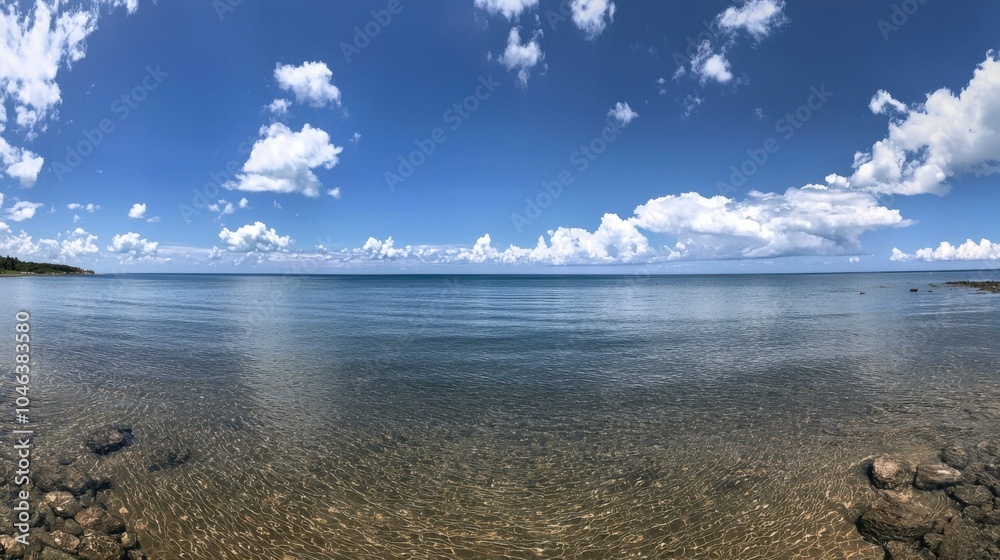 Azure Horizon: Sky Meets Sea in High-Definition Azure Horizon: Sky Meets Sea in High-Definition