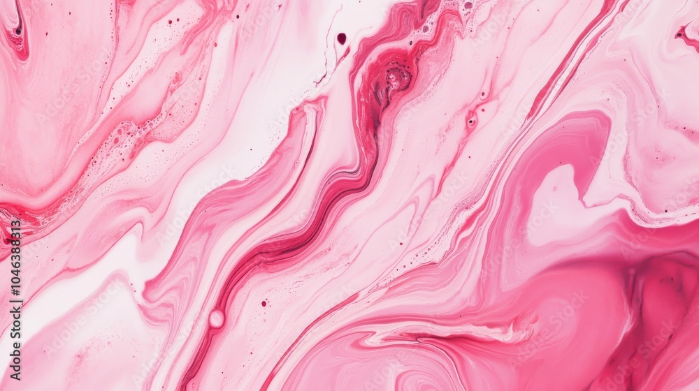 Photo of, Pink background with abstract liquid marble texture for design, banner template Photo of, Pink background with abstract liquid marble texture for design, banner template