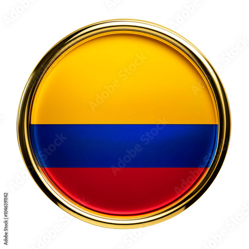 Pin de la bandera nacional de Colombia