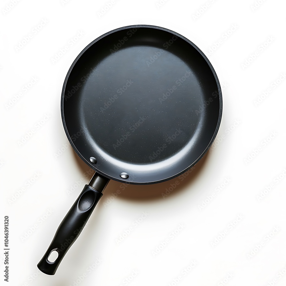 New frying pan isolated on white background New frying pan isolated on white background