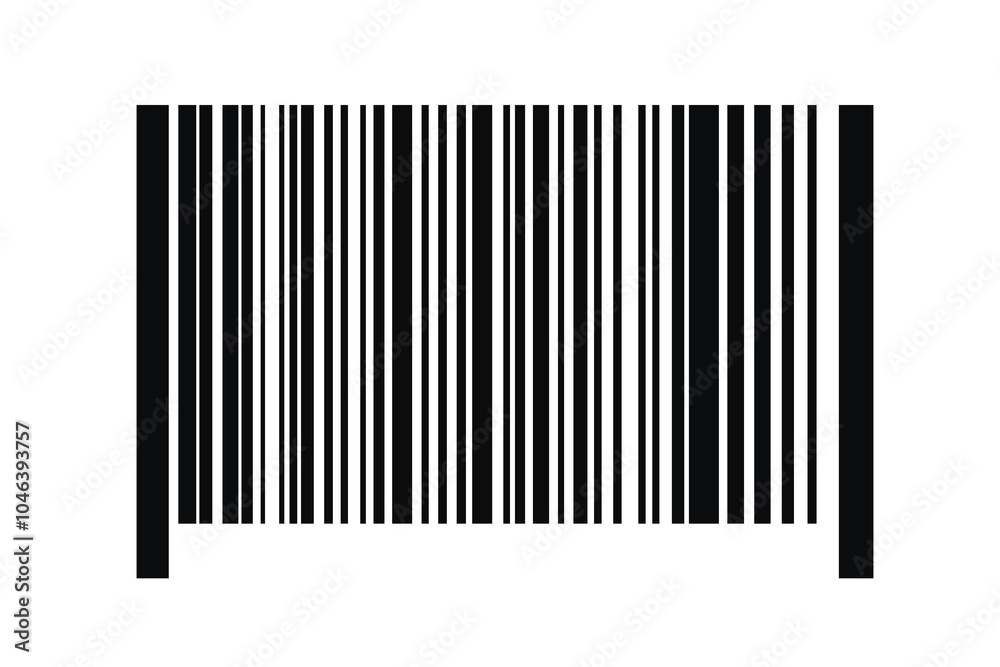 Barcode isolated on white background. Code stripes sticker. Barcode labels, customers qr code Barcode isolated on white background. Code stripes sticker. Barcode labels, customers qr code